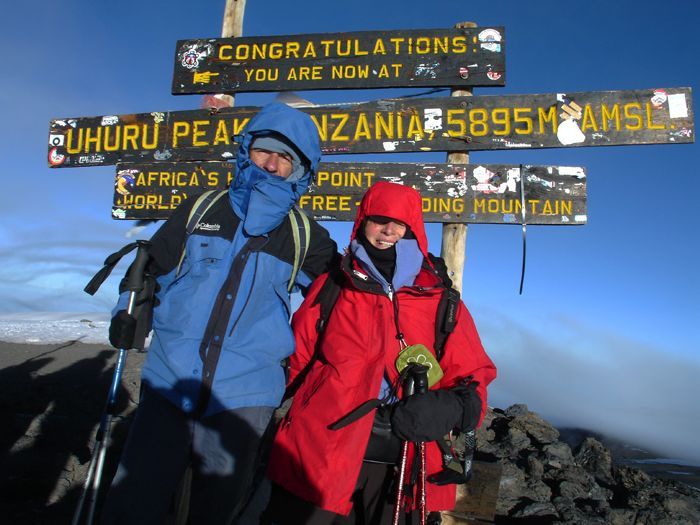Au sommet du Kilimandjaro 5 895 m - Alain G.