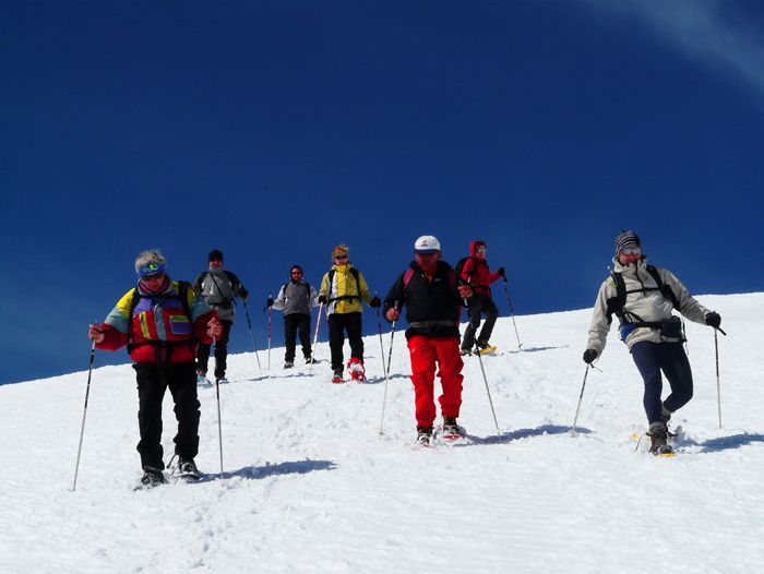 Site sauvage de Montgarri, raquette à neige dans les Pyrénées
