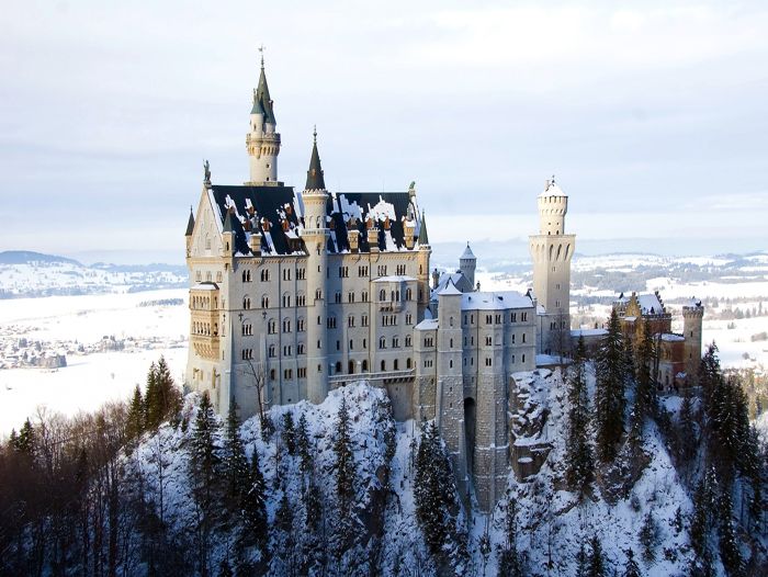 Raquettes et bien-être aux châteaux de Bavière
