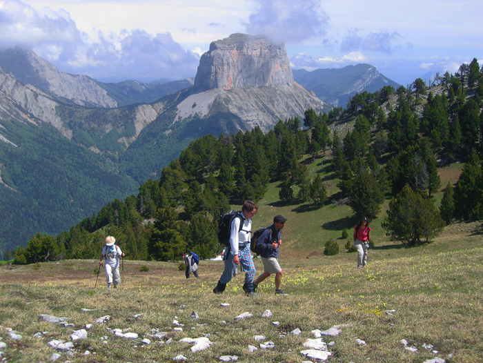 Image Vercors, tour des hauts Plateaux et du Mont Aiguille