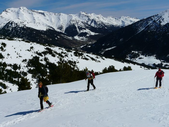 Image Montgarri, raquette à neige dans les Pyrénées