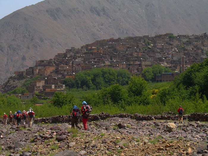 Image Sommet du Toubkal et villages berbères