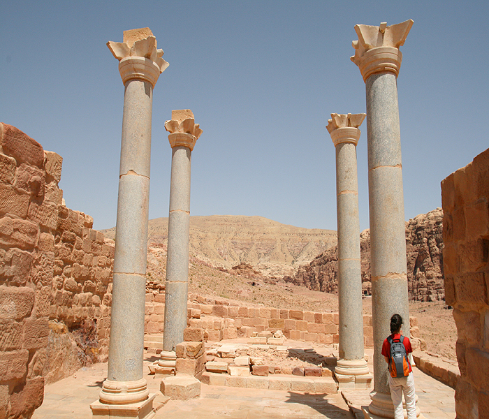 Petra, temple romain - Sarah M.