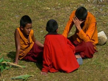 Jeunes moines bouddhistes - Hélène M. 