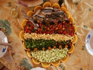 Salade marocaine au déjeuner - Sarah M.