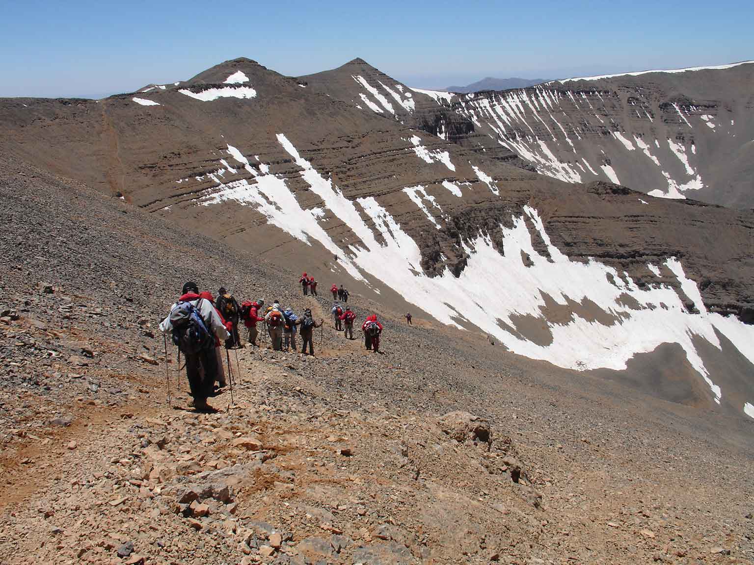 Gorges et sommet du M'Goun (4068 m)
